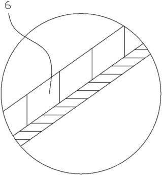 強力膠面托輥局部視圖